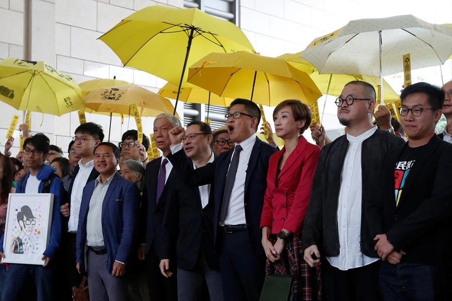 Pro-democracy activists in Hong Kong found guilty of public nuisance