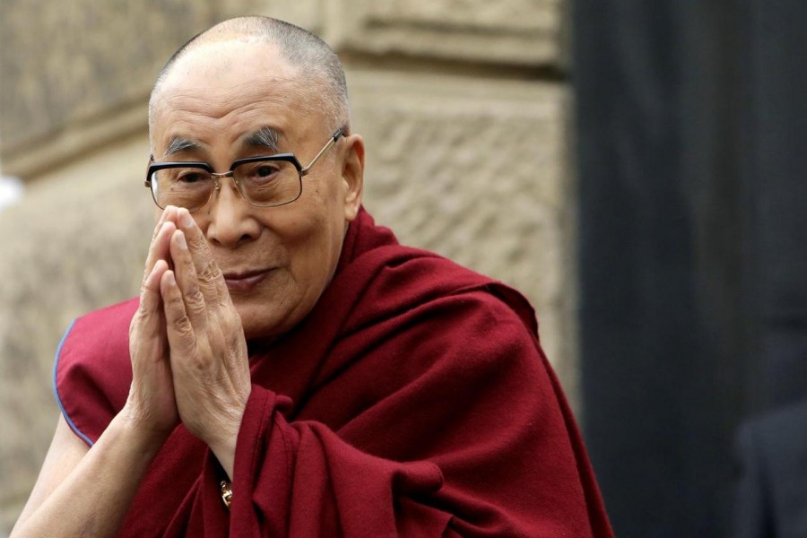 Tibet's exiled spiritual leader the Dalai Lama gestures during his visit in Prague, Czech Republic, October 17, 2016 - REUTERS/David W Cerny