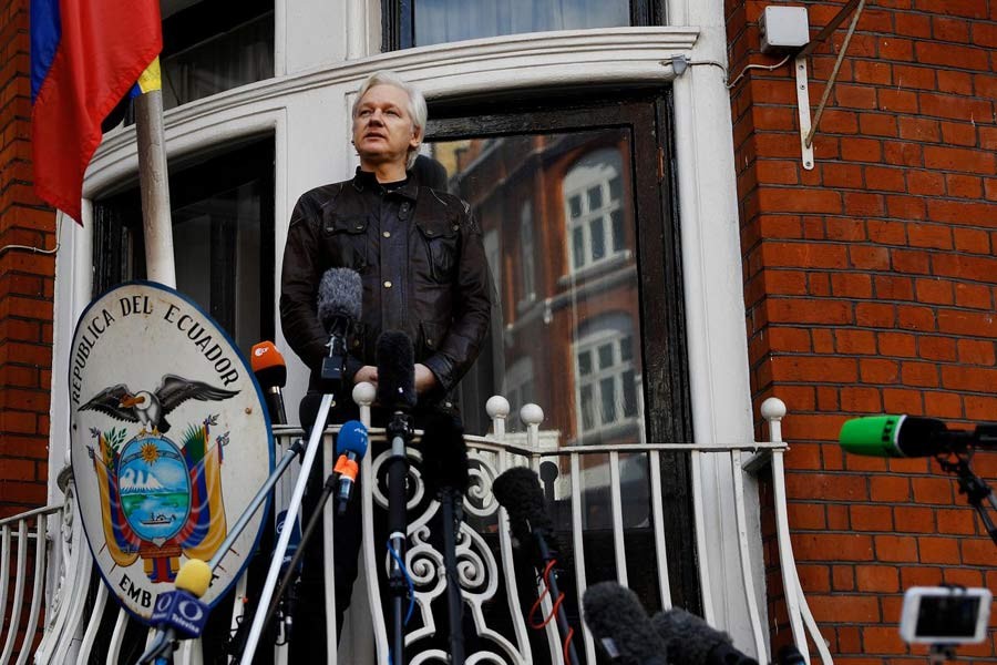 'Julian Assange is being spied on in Ecuadorean embassy'