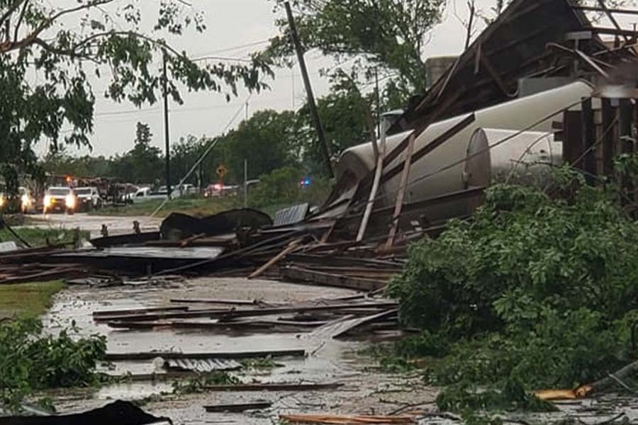 Tornadoes kill five in US South