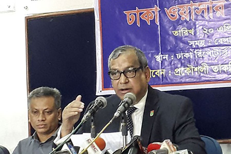 Dhaka WASA supplies 100pc drinkable water, MD claims