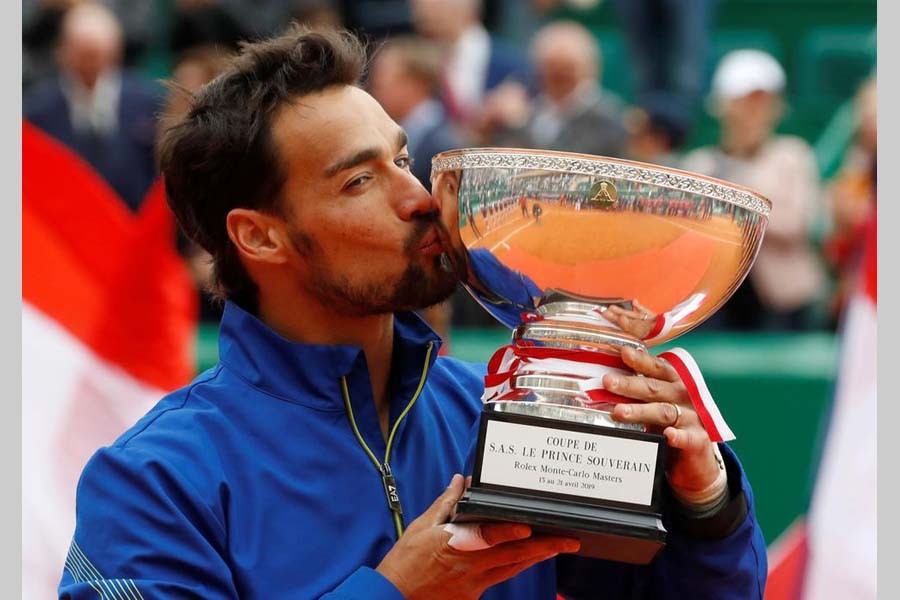 Fognini first Italian to win ATP Masters 1000 event