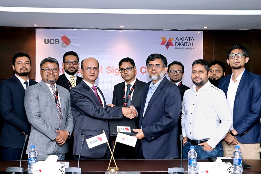 UCB signs agreement with Axiata Digital Bangladesh