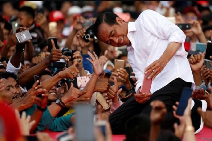 Official count gives President Widodo victory in Indonesian election