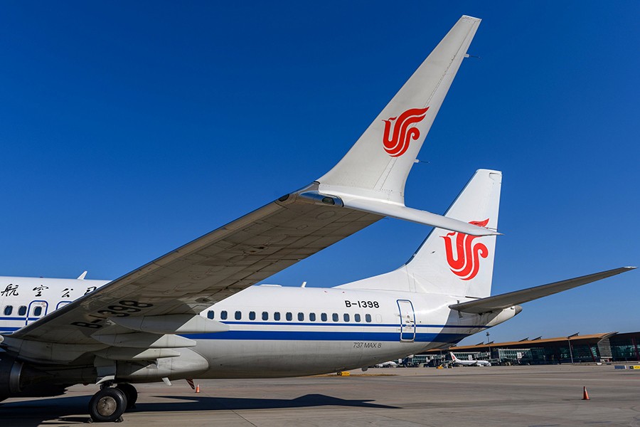 A Boeing 737 MAX 8 aircraft of Air China sits on the tarmac at an airport in Beijing, China on March 11, 2019 — Reuters/Files