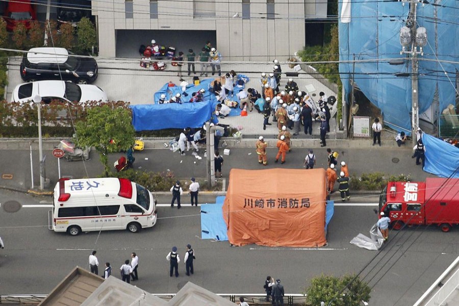 Two dead, 15 injured after knife attack in Japan