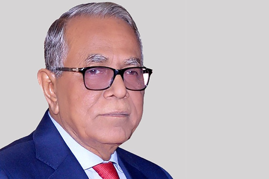 President M Abdul Hamid seen in this BSS file photo