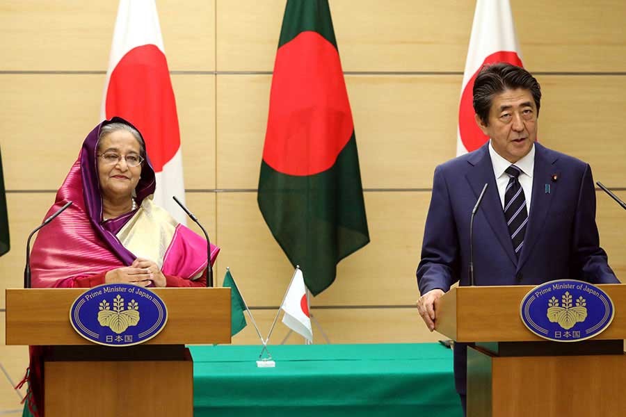 Dhaka, Tokyo vow to fight terrorism together