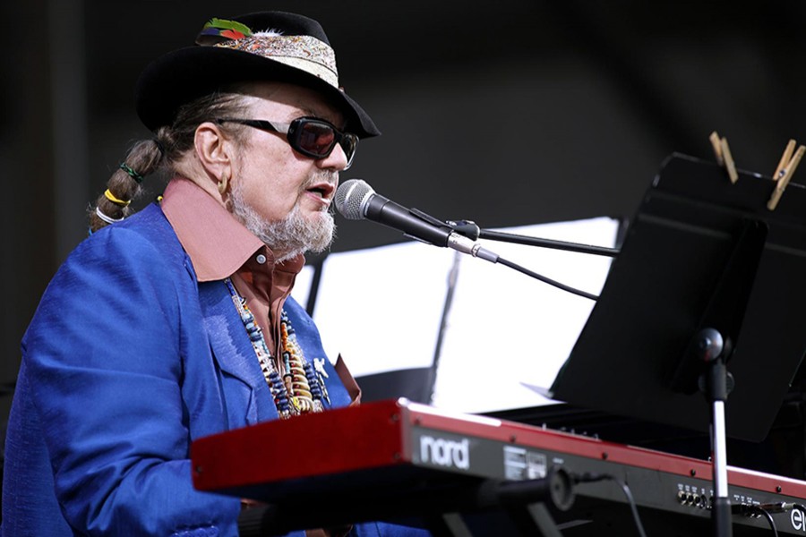 Musician Dr John performs during the New Orleans Jazz and Heritage Festival in New Orleans, Louisiana April 26, 2013 — Reuters/Files