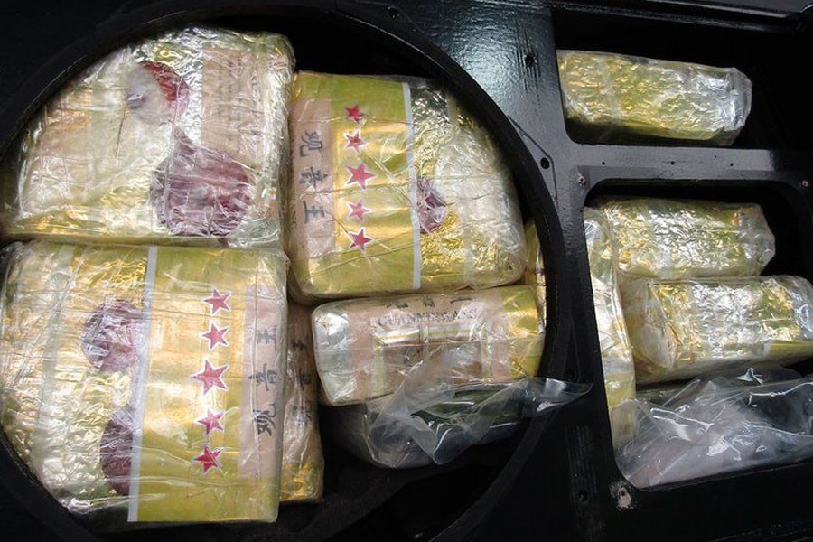 The 1.6 tonne stash was found hidden inside speakers - Photo Courtesy: AUSTRALIAN FEDERAL POLICE