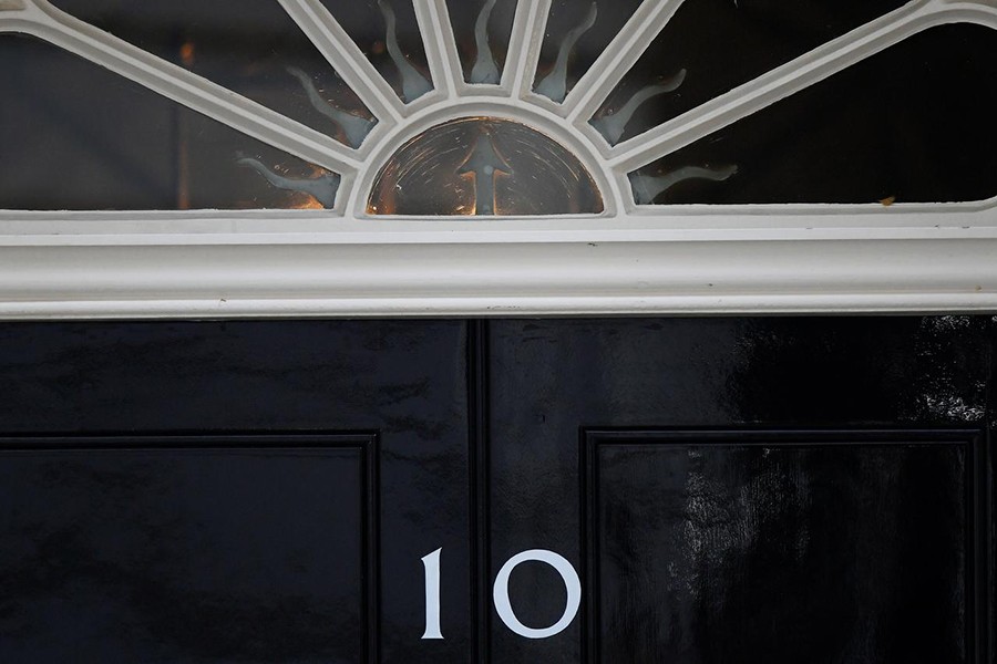 The door of 10 Downing Street is seen as uncertainty over Brexit continues, in London, Britain on May 24, 2019 — Reuters/Files