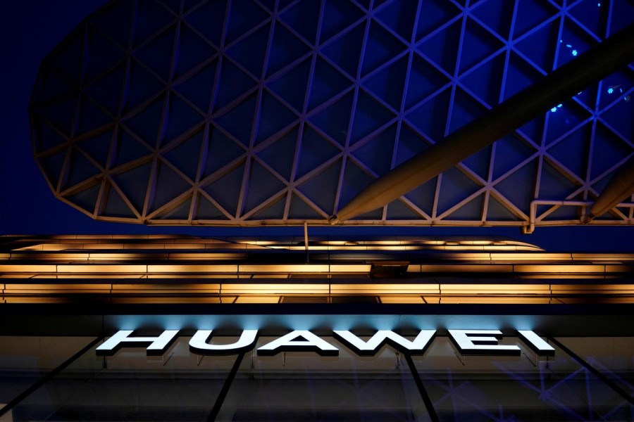 A Huawei company logo is seen at a shopping mall in Shanghai, China June 3, 2019. Reuters/File Photo