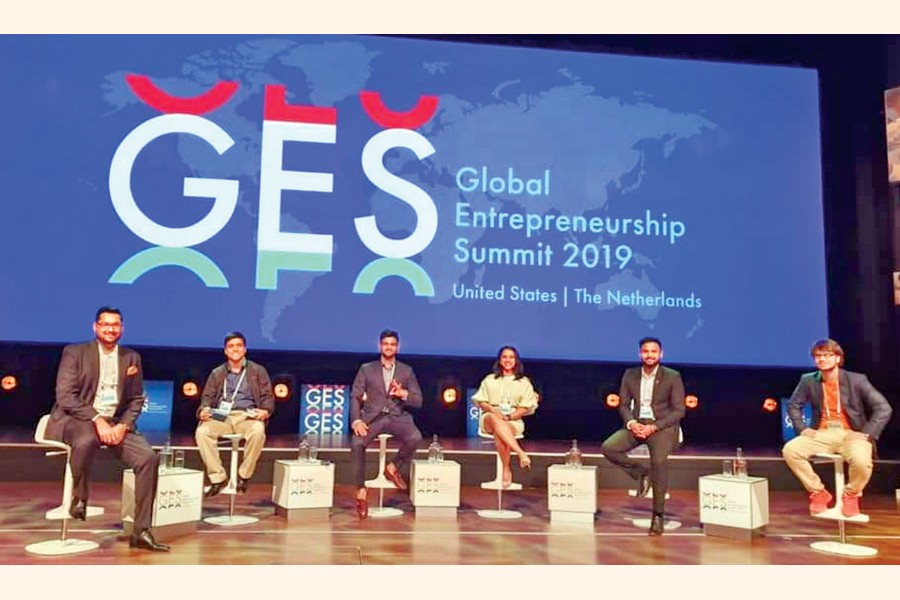 Founders invited from Bangladesh at GES Summit 2019 held at Hague in the Netherlands