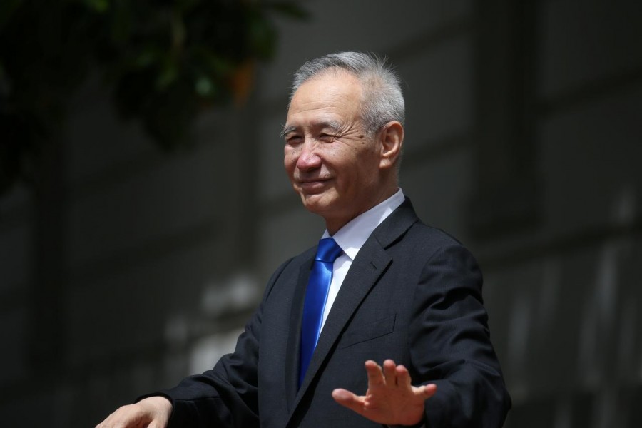China's Vice Premier Liu He exits the office of the US Trade Representative following a morning round of negotiations on the second day of last ditch trade talks in Washington, US, May 10, 2019. Reuters