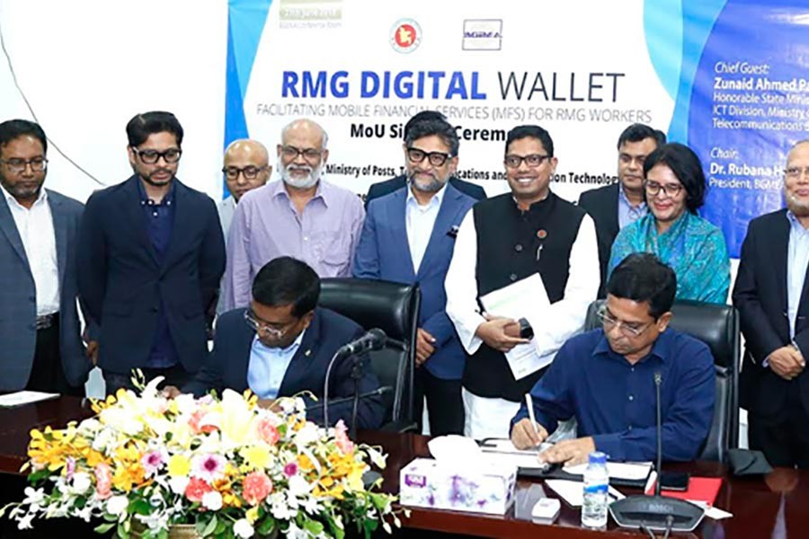 RMG workers will get digital wallet soon