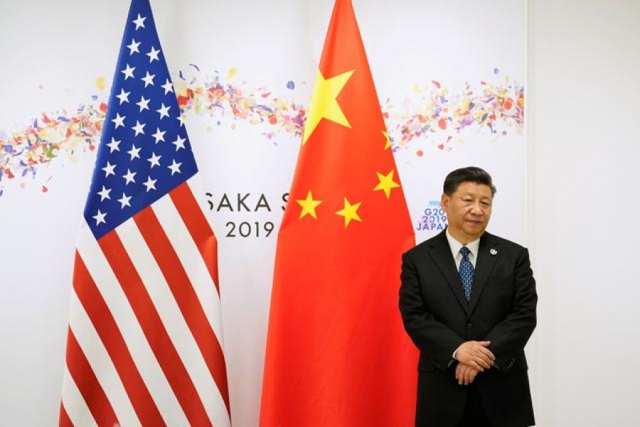 China's President Xi Jinping waits ahead of their bilateral meeting with US President Donald Trump during the G20 leaders summit in Osaka, Japan, June 29, 2019. Reuters