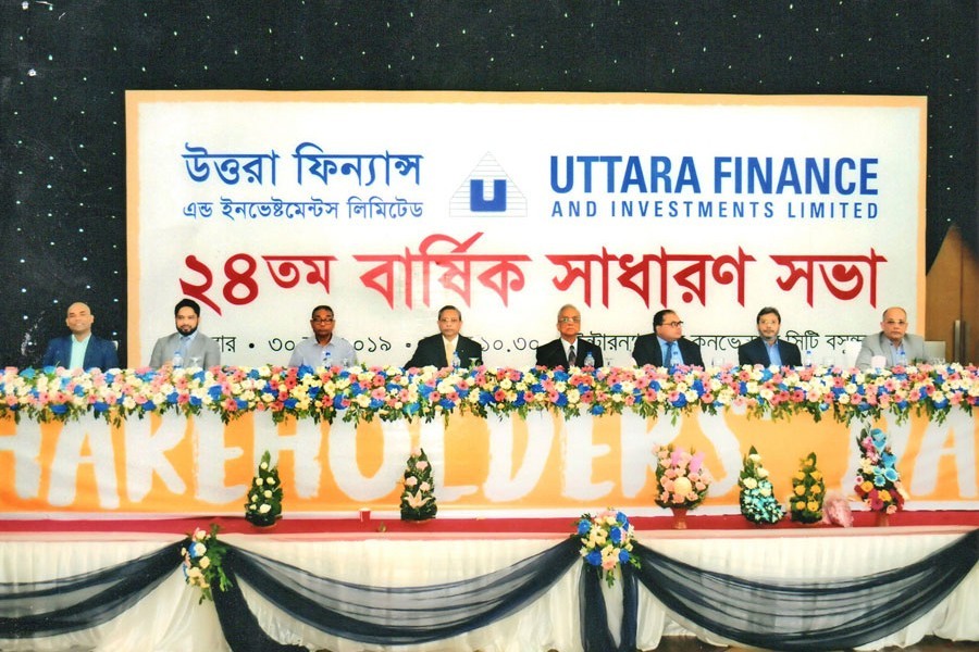 Uttara Finance approves 20pc cash dividend