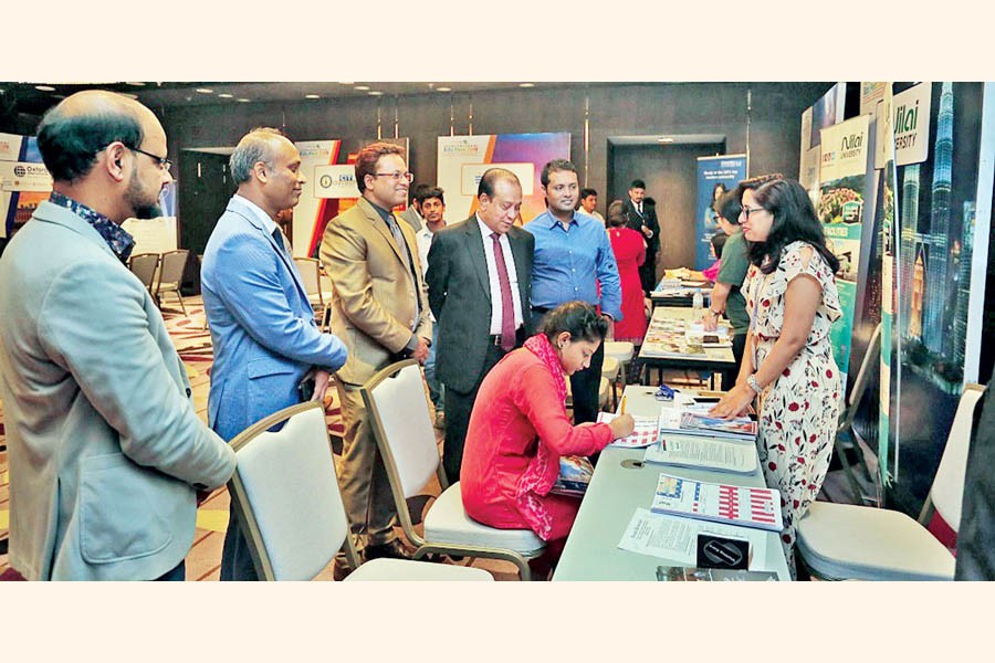 Visitors throng Premier Bank International Edu Fest 2019 organised by International Education Consortium of Bangladesh (IECB) at InterContinental Dhaka recently