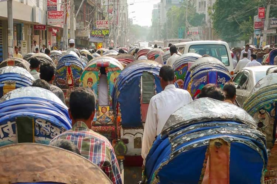 Rickshaws: Unwanted yet essential   