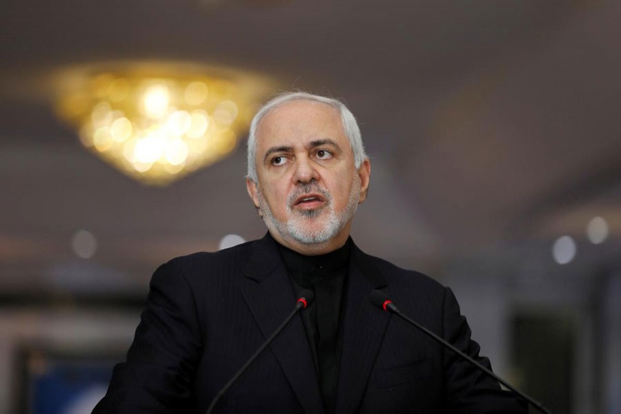 Iranian Foreign Minister, Mohammad Javad Zarif speaks during a news conference in Baghdad, Iraq, May 26, 2019. Reuters/File Photo