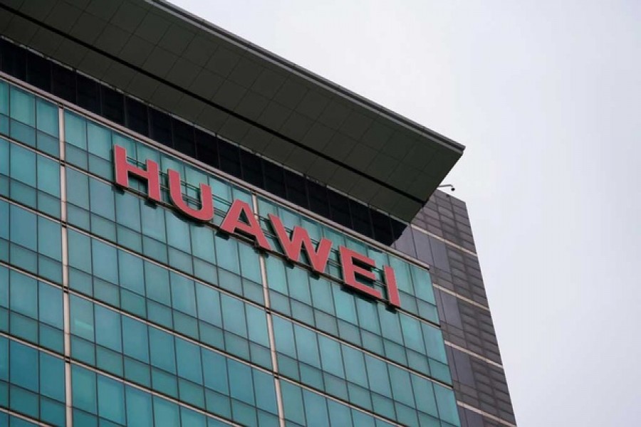 A Huawei company logo is seen at the company headquarters in Shenzhen, Guangdong province, China, Jun 17, 2019. Reuters/File Photo