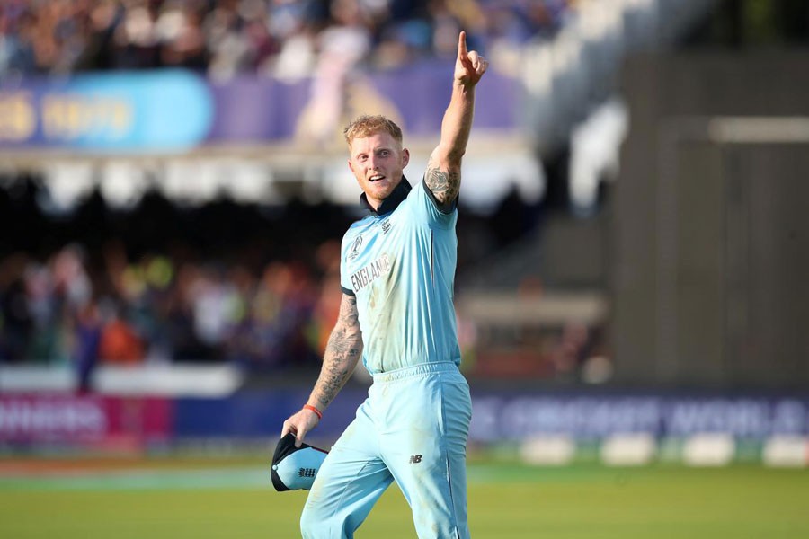 Cricket - ICC Cricket World Cup Final - New Zealand v England - Lord's, London, Britain - July 14, 2019 England's Ben Stokes celebrates winning the World Cup Action Images via Reuters/Peter Cziborra