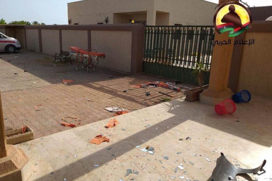 Airstrike hits field hospital in Libya; four hurt