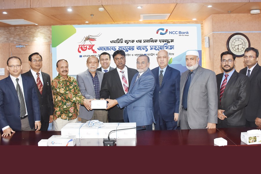 NCC Bank comes to aid of poor dengue patients