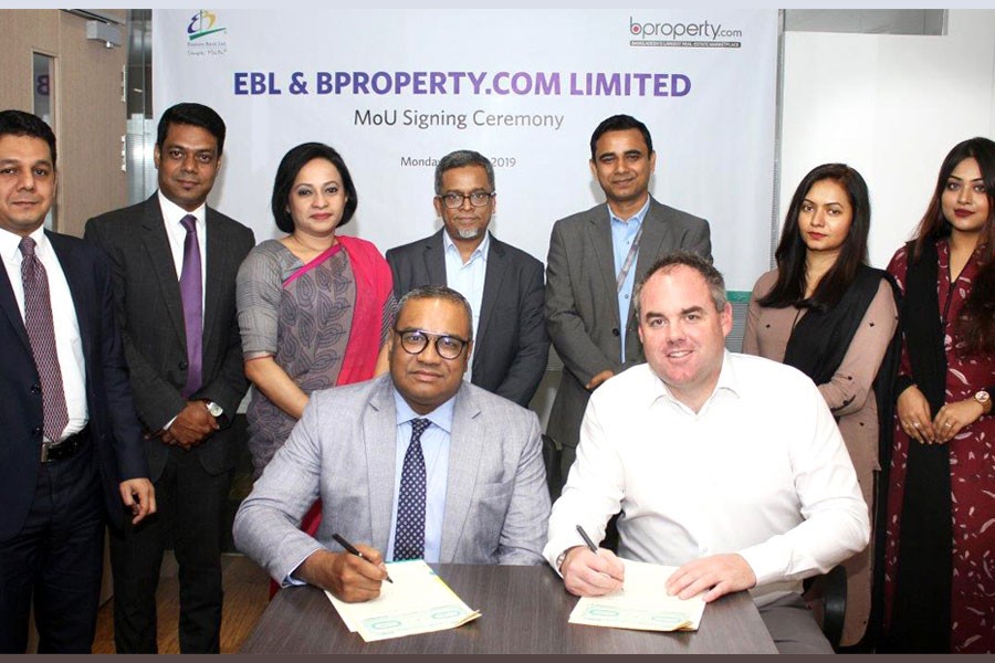 EBL offers attractive home loan service to Bproperty customers