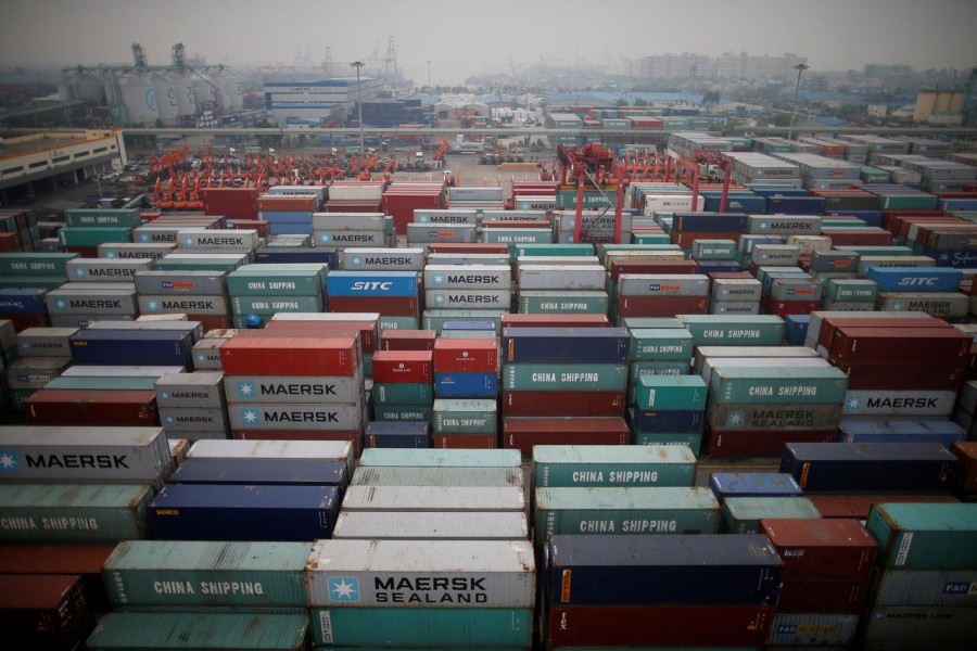 FILE PHOTO: A container terminal is seen at Incheon port in Incheon, South Korea, May 26, 2016. REUTERS/Kim Hong-Ji/File Photo