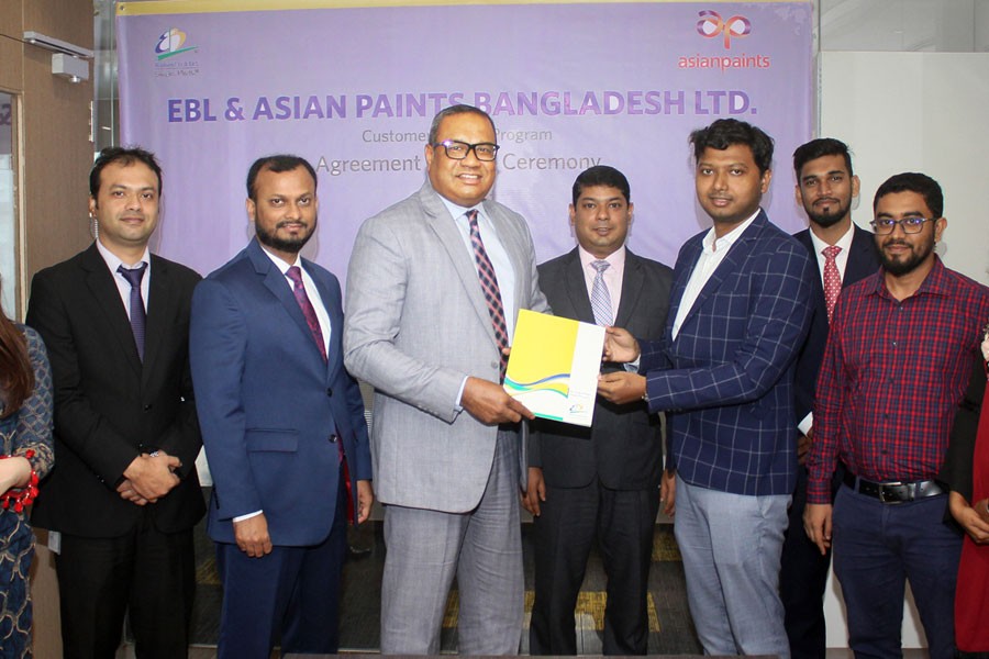 EBL signs customer benefit agreement with Asian Paints