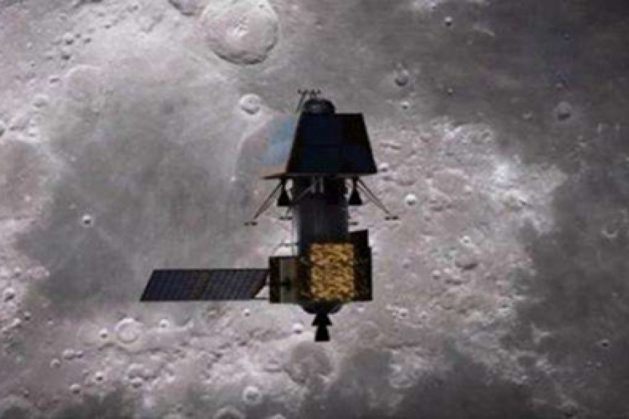 Moon lander separates from India's Chandrayaan-2 orbiter