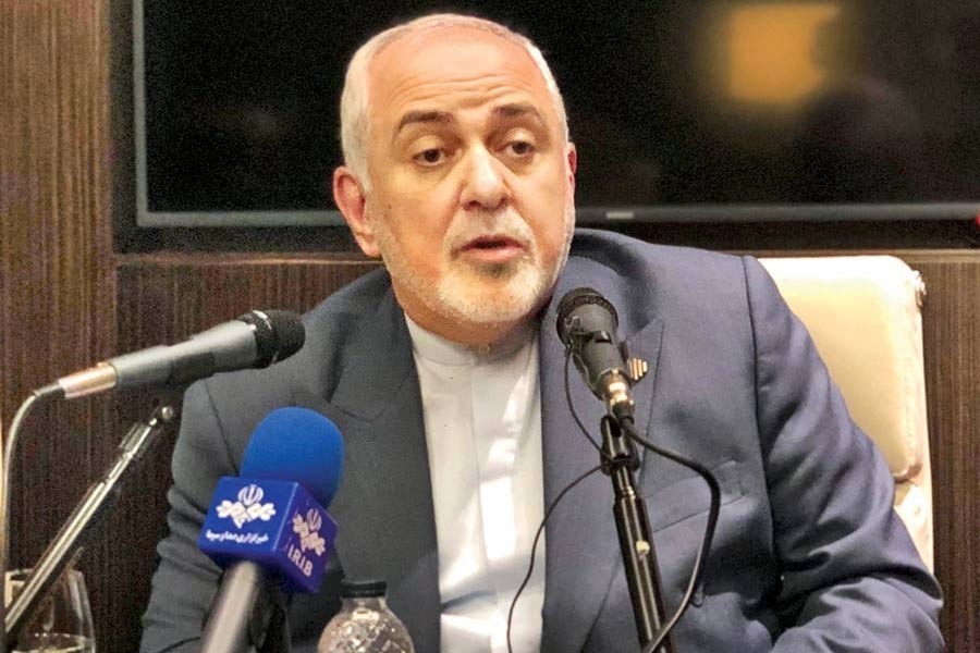 Iranian foreign minister Mohammad Javad Zarif