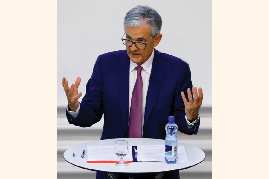 US Federal Reserve Chairman Jerome Powell speaks during the "The Economic Outlook and Monetary Policy" panel discussion hosted by the Swiss Institute of International Studies at the University of Zurich in Zurich, Switzerland September 06, 2019.                   —Photo: Reuters