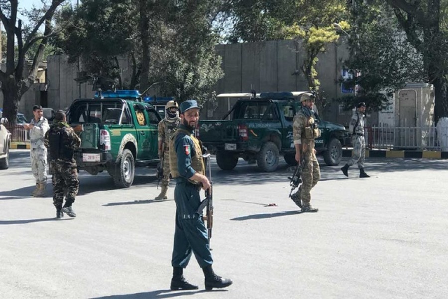 Blast kills 24 at Afghan election rally, aide says president unhurt