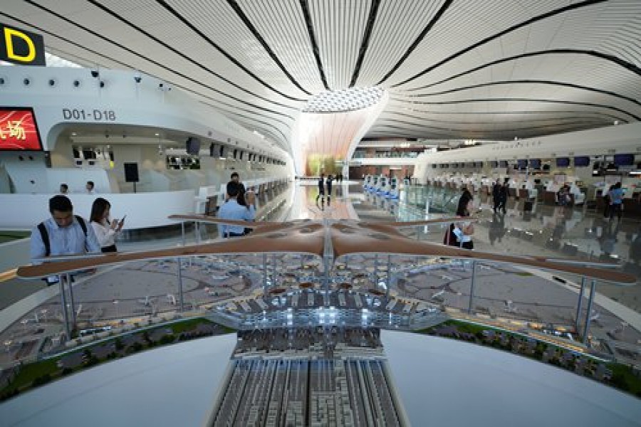 Beijing airport opens