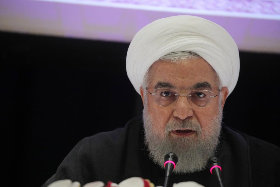 Iranian President Hassan Rouhani speaks at a news conference on the sidelines of the United Nations General Assembly in New York, US, September 26, 2019. Reuters/Files