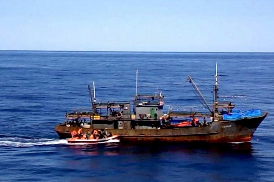 Japan rescues 60 crew from North Korean fishing vessel