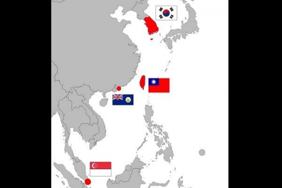 A case of the four overlapping Asias