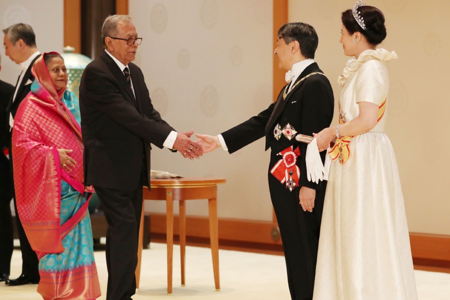 President invites Japanese emperor, empress to Bangladesh