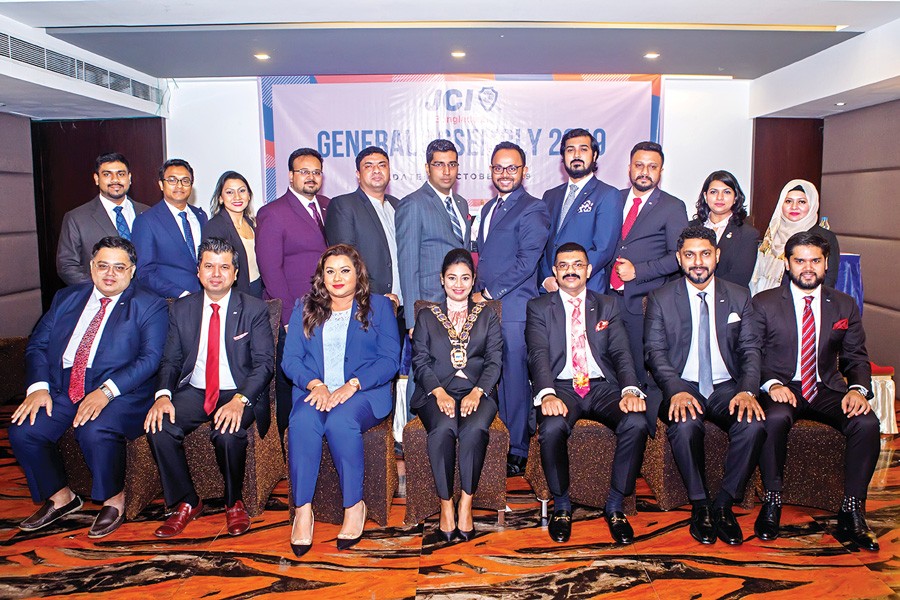 Leaders of JCI Bangladesh board 2020 pose for a photo