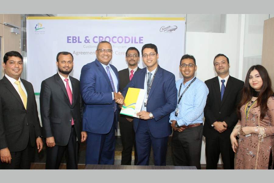 EBL signs deal with Crocodile Bangladesh Ltd