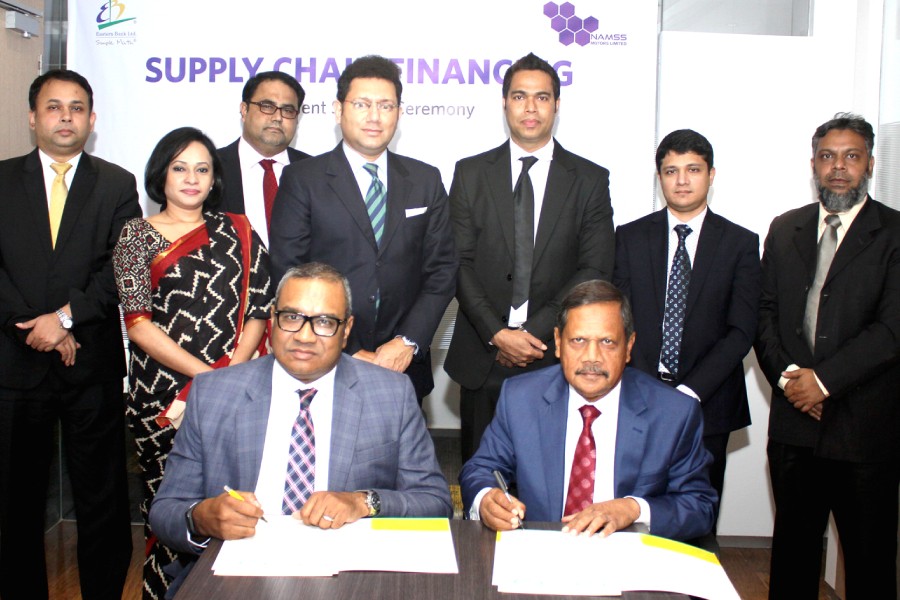 EBL signs supply chain financing deal with NAMSS Motors