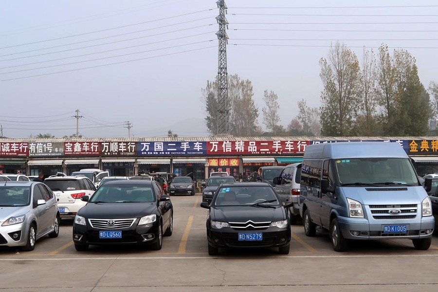 Used cars are seen at a second-hand car market in Pingdingshan, Henan province, China on November 15, 2018 — Reuters/Files