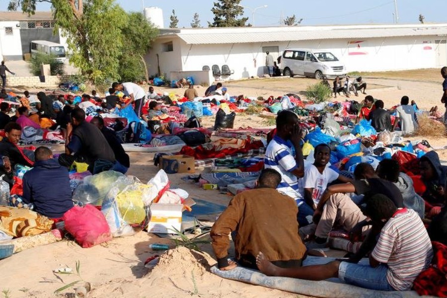 ajoura detention centre in Tripoli, Libya | Photo: Reuters/I.Zitouny