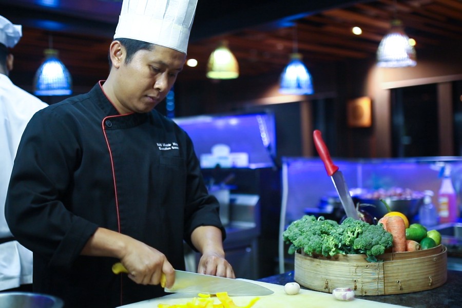 Chef Nong, a Thai native, is an expert at presenting authentic Thai cuisine in a contemporary style.