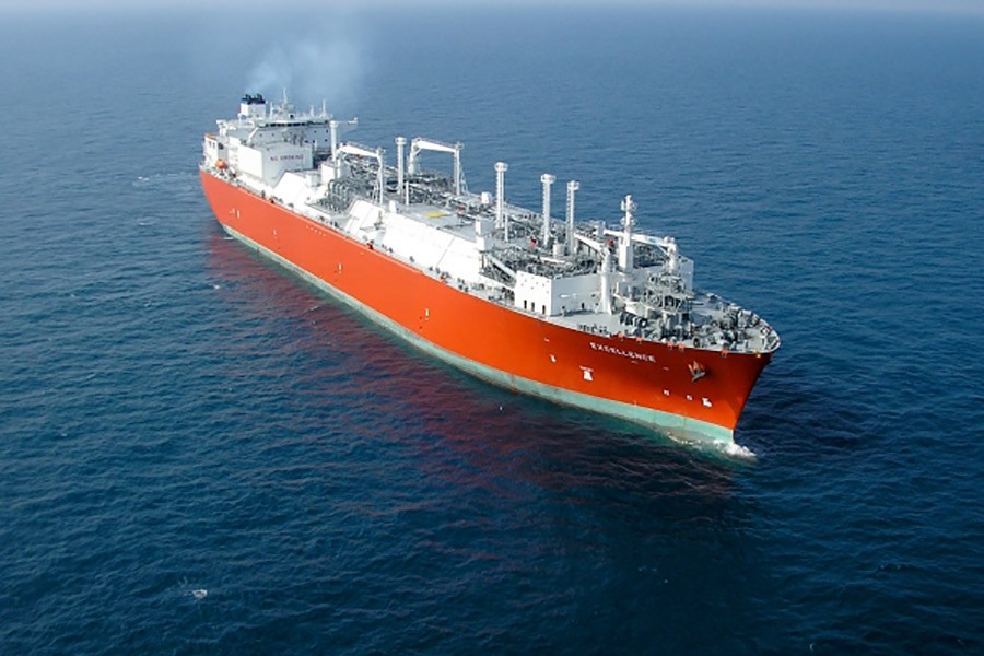 The specialised vessel ‘Excellence’ reaches Bangladesh on Aprril 24, 2018 carrying 136,000 cubic metres of LNG — Collected