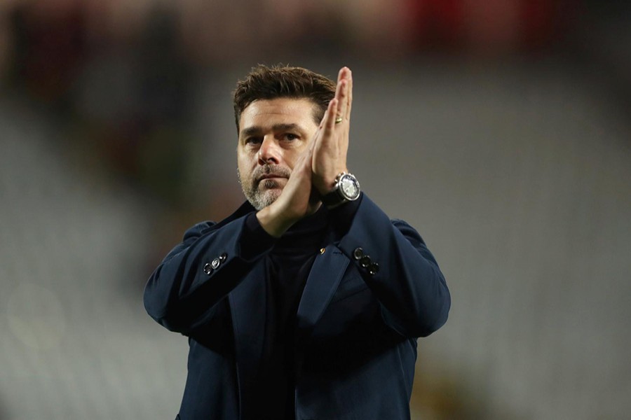 Tottenham Hotspur manager Mauricio Pochettino seen in this undated Reuters photo