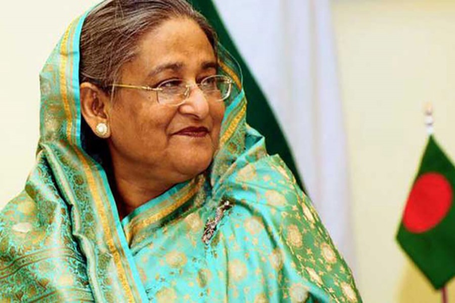 Prime Minister Sheikh Hasina seen in this undated file photo