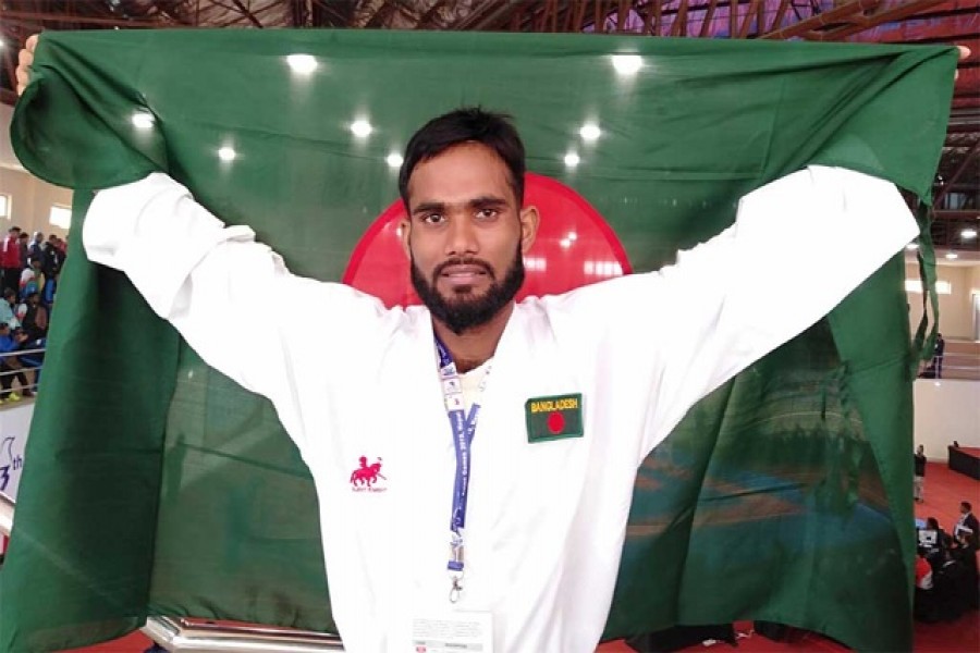 Al Amin wins second gold medal for Bangladesh in SA Games